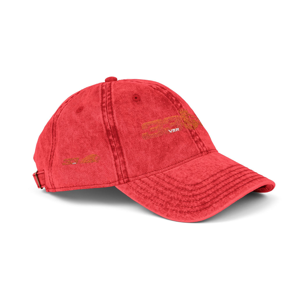 Unleash The Lion #33 Max Verstappen Vintage Embroidered Baseball Cap – Distressed Retro Logo Hat