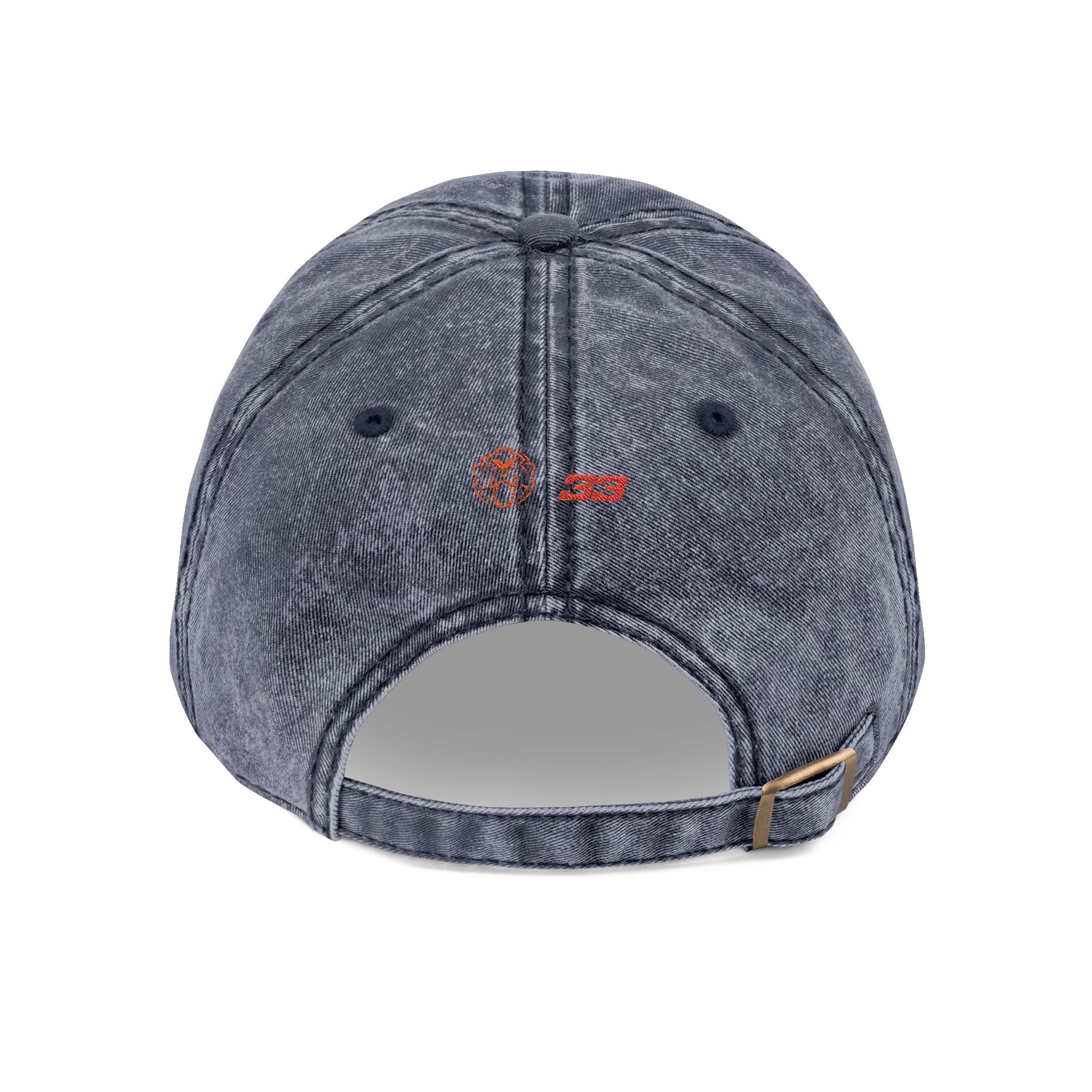 Unleash The Lion #33 Max Verstappen Vintage Embroidered Baseball Cap – Distressed Retro Logo Hat