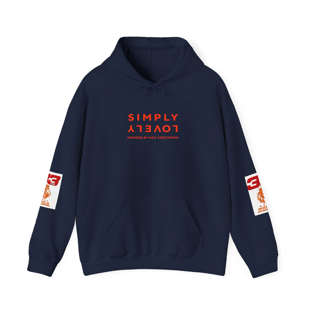 Hoodie - "SIMPLY LOVELY" Graphic Hoodie with Red Tiger Logo