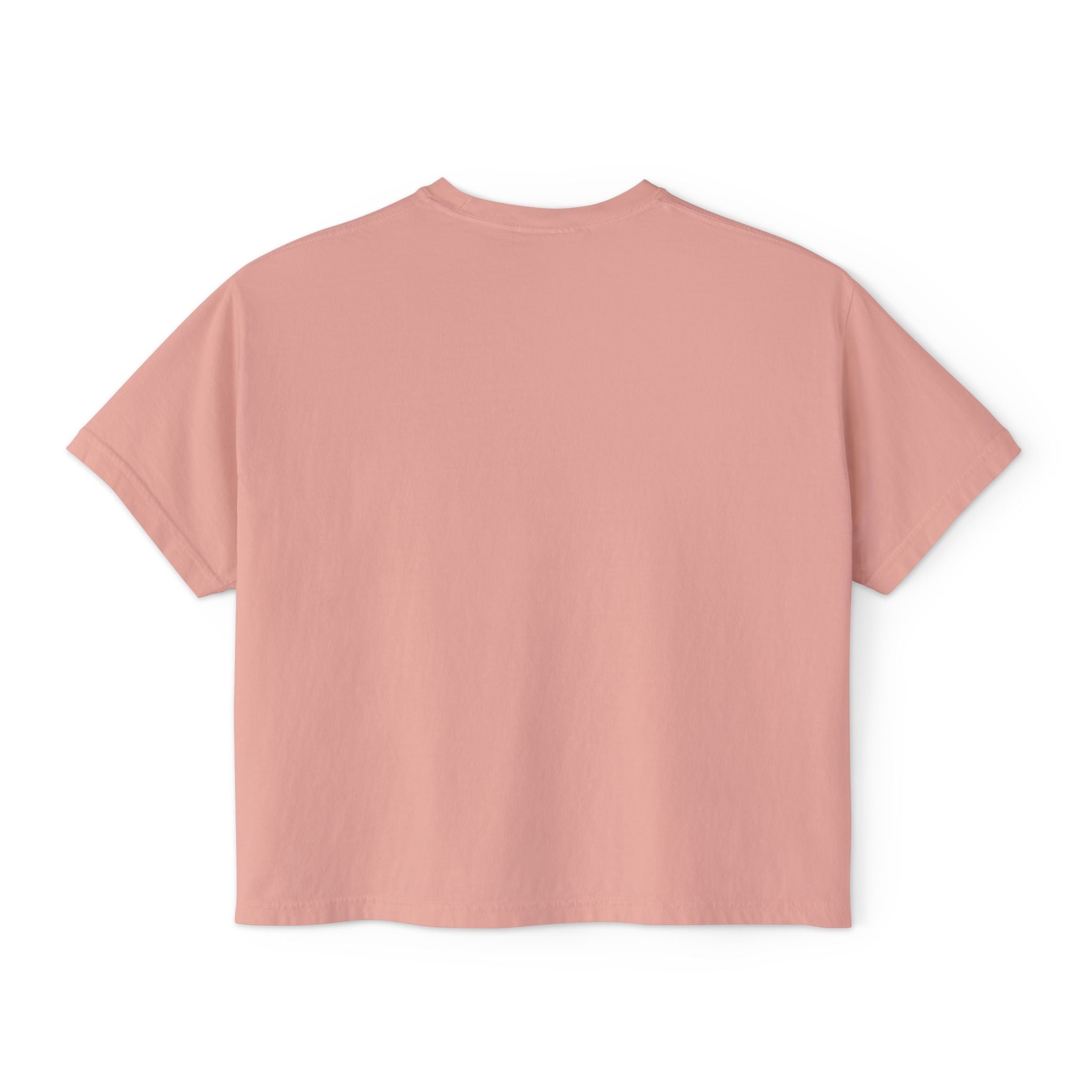 CUNTY....MOI?' Pink Retro Graphic Crop T-Shirt
