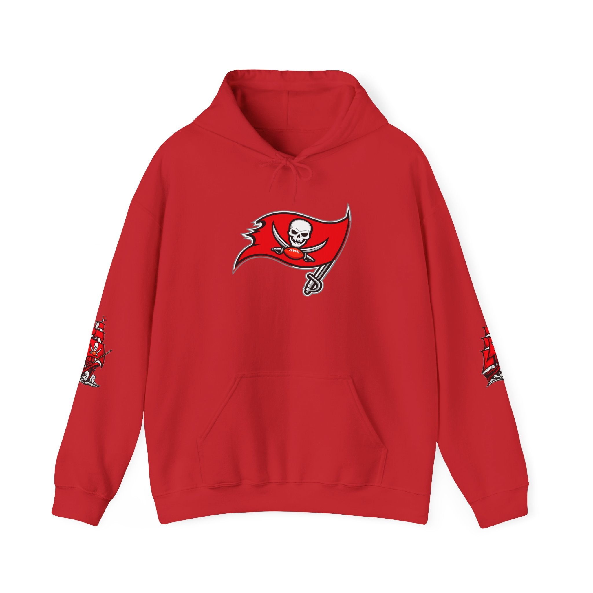 Buccaneers Skull Flag Hoodie — Tampa Bay Football Fan Pullover Personalize it