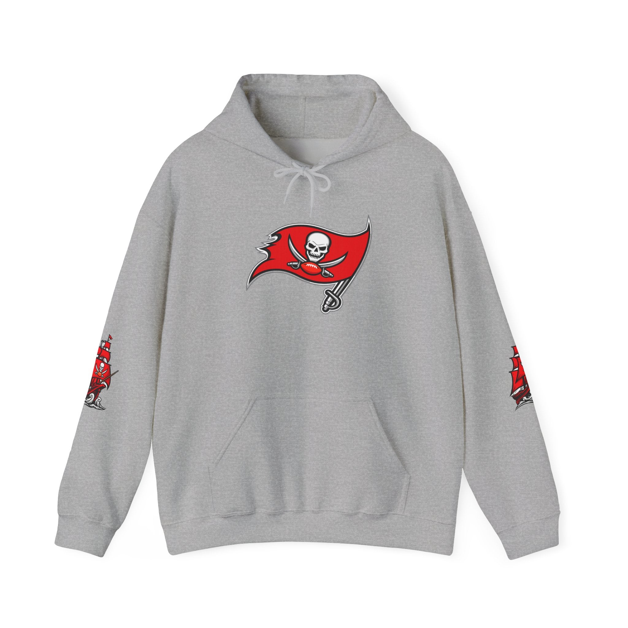 Buccaneers Skull Flag Hoodie — Tampa Bay Football Fan Pullover Personalize it