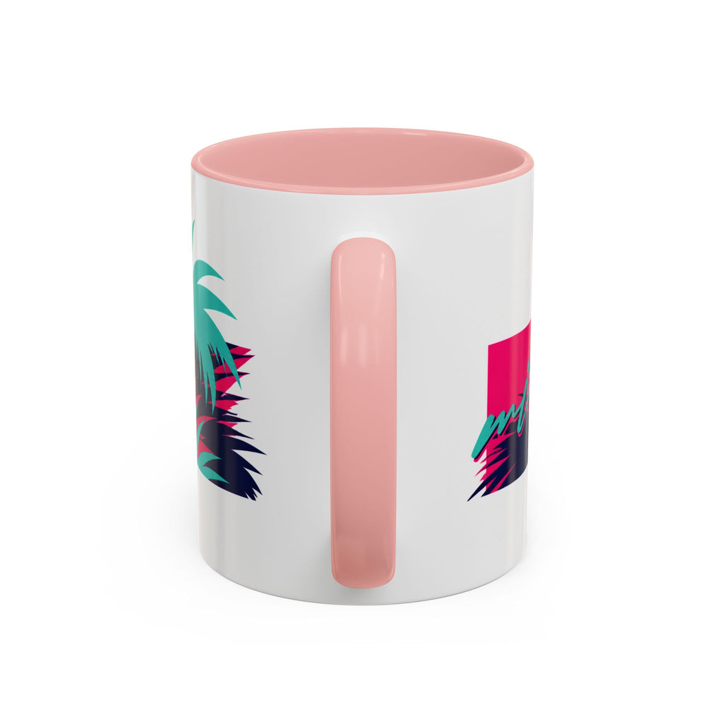 Verstappen Tropical Viper Accent Coffee Mug — Neon Palm Beach Design