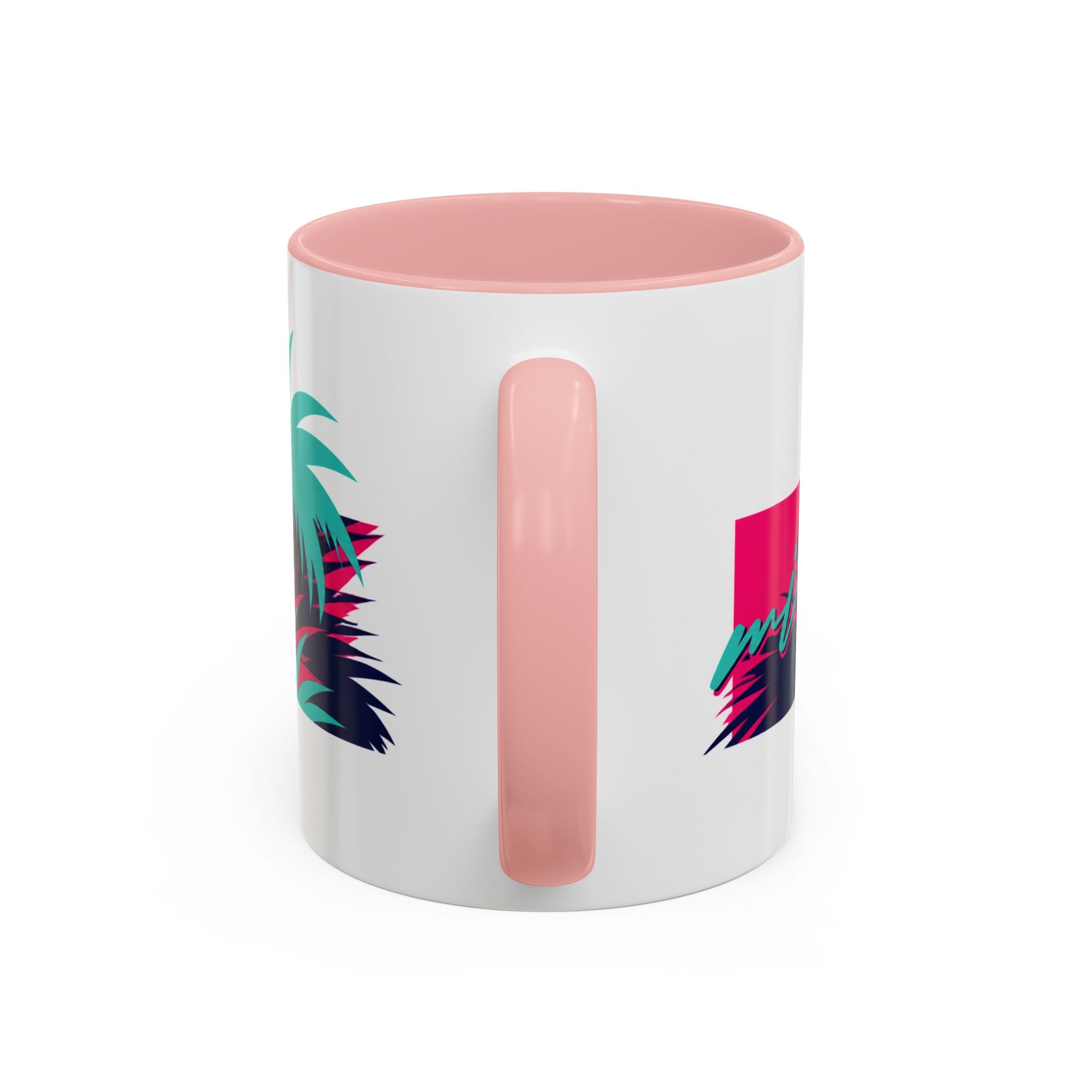 Verstappen Tropical Viper Accent Coffee Mug — Neon Palm Beach Design