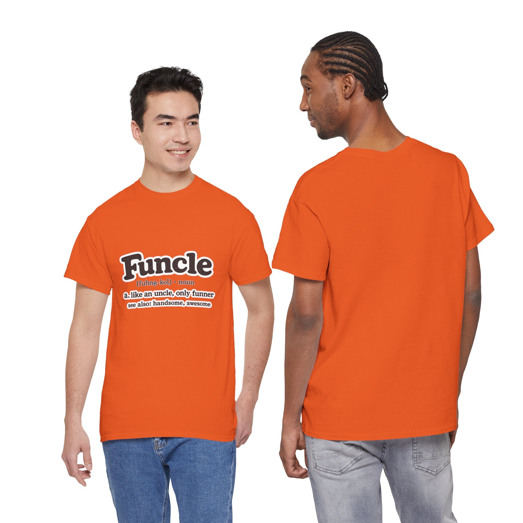 Funny 'Funcle (noun): like an uncle, only funner' Graphic Tee for Uncles