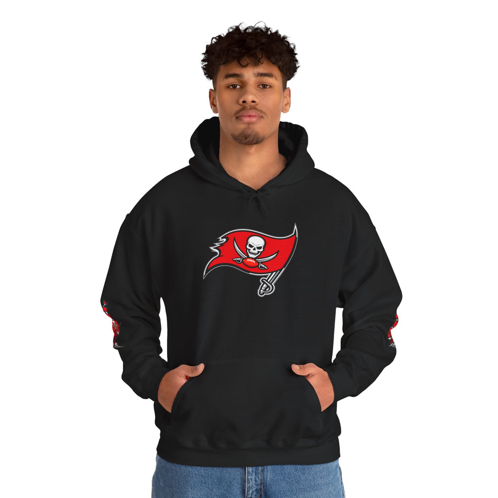Buccaneers Skull Flag Hoodie — Tampa Bay Football Fan Pullover Personalize it