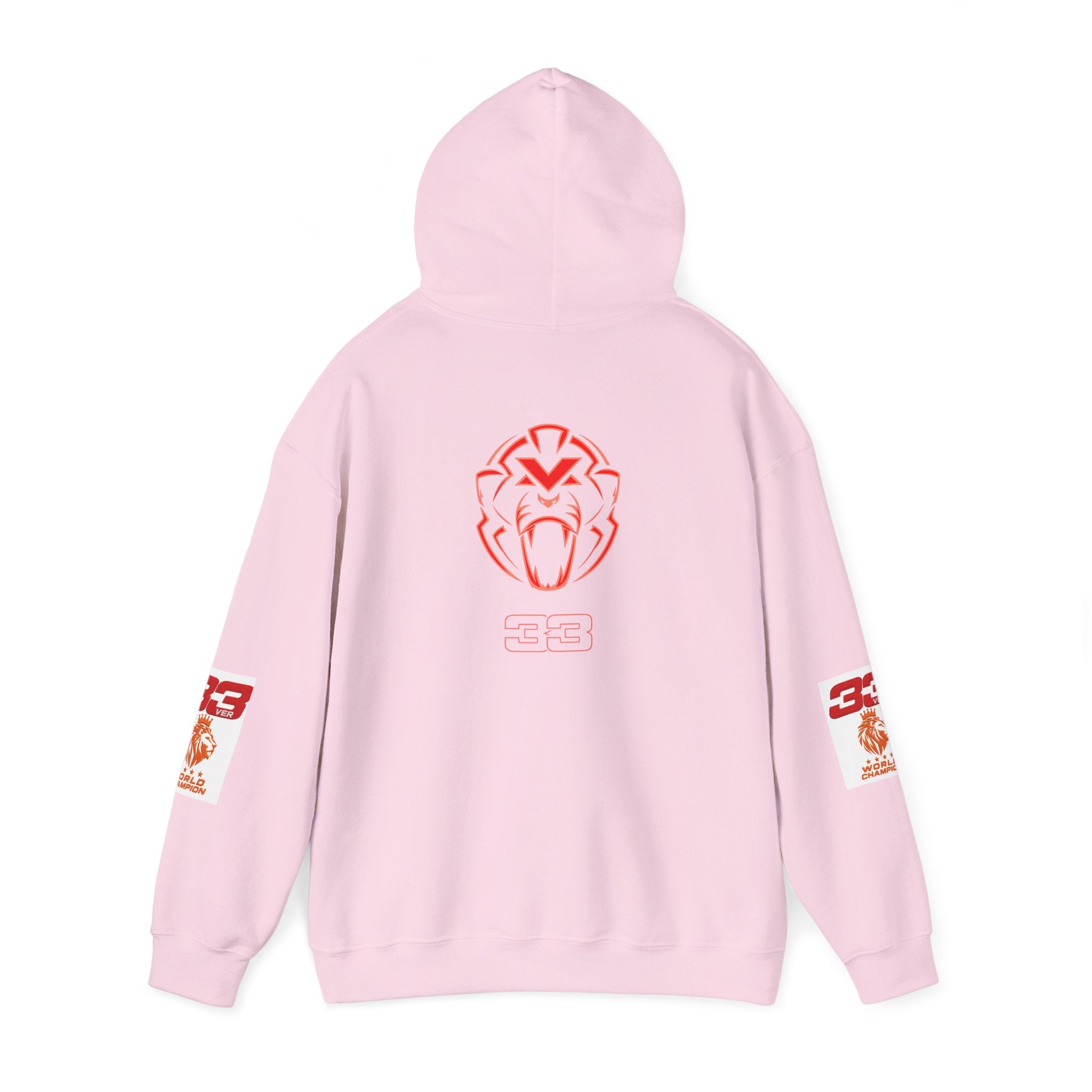 Hoodie - "SIMPLY LOVELY" Graphic Hoodie with Red Tiger Logo