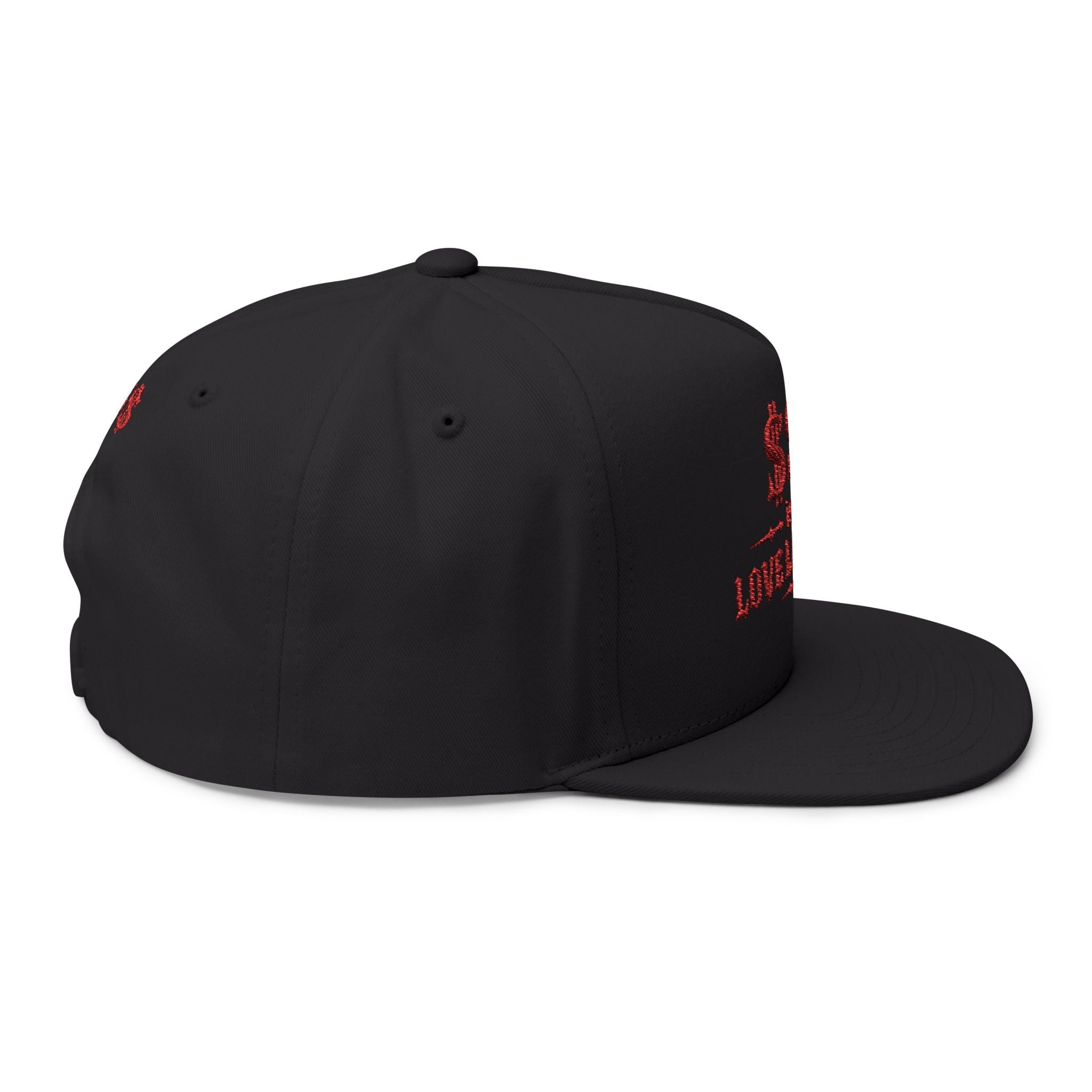 $$$ is My Love Language" Embroidered Snapback Flat Bill Cap