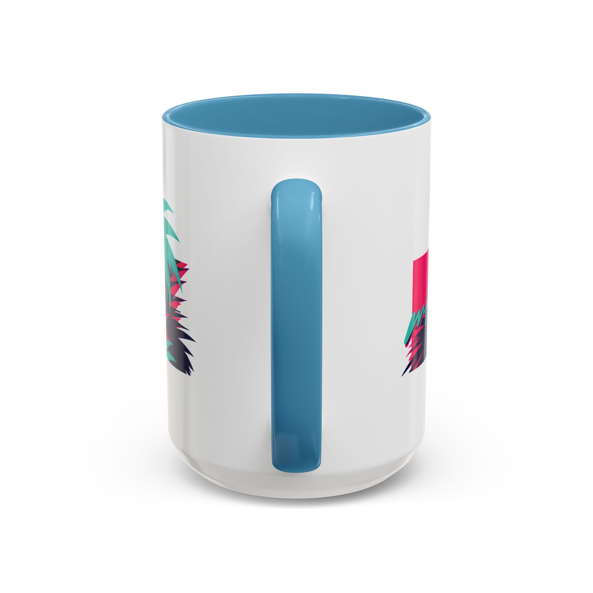 Verstappen Tropical Viper Accent Coffee Mug — Neon Palm Beach Design