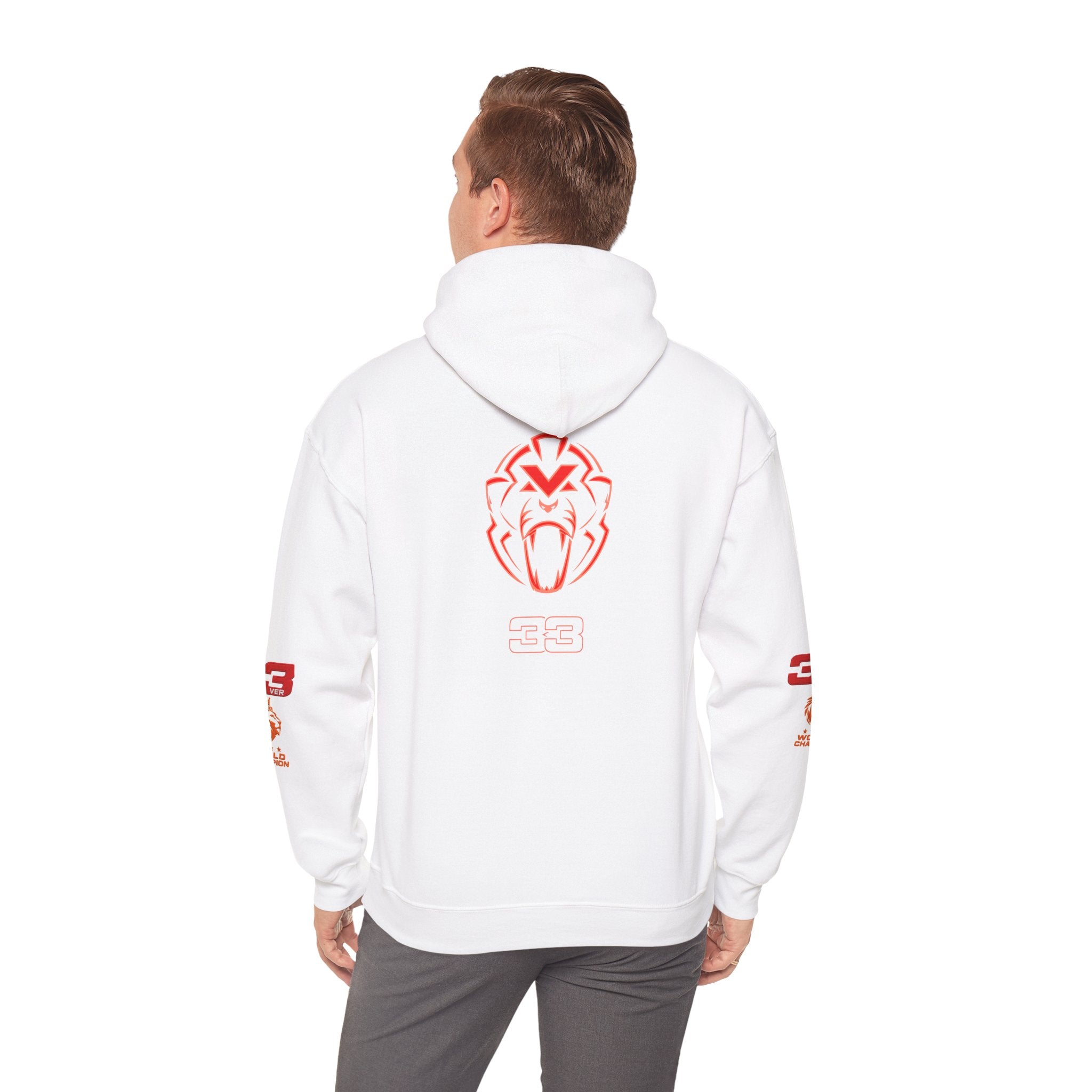 Hoodie - "SIMPLY LOVELY" Graphic Hoodie with Red Tiger Logo