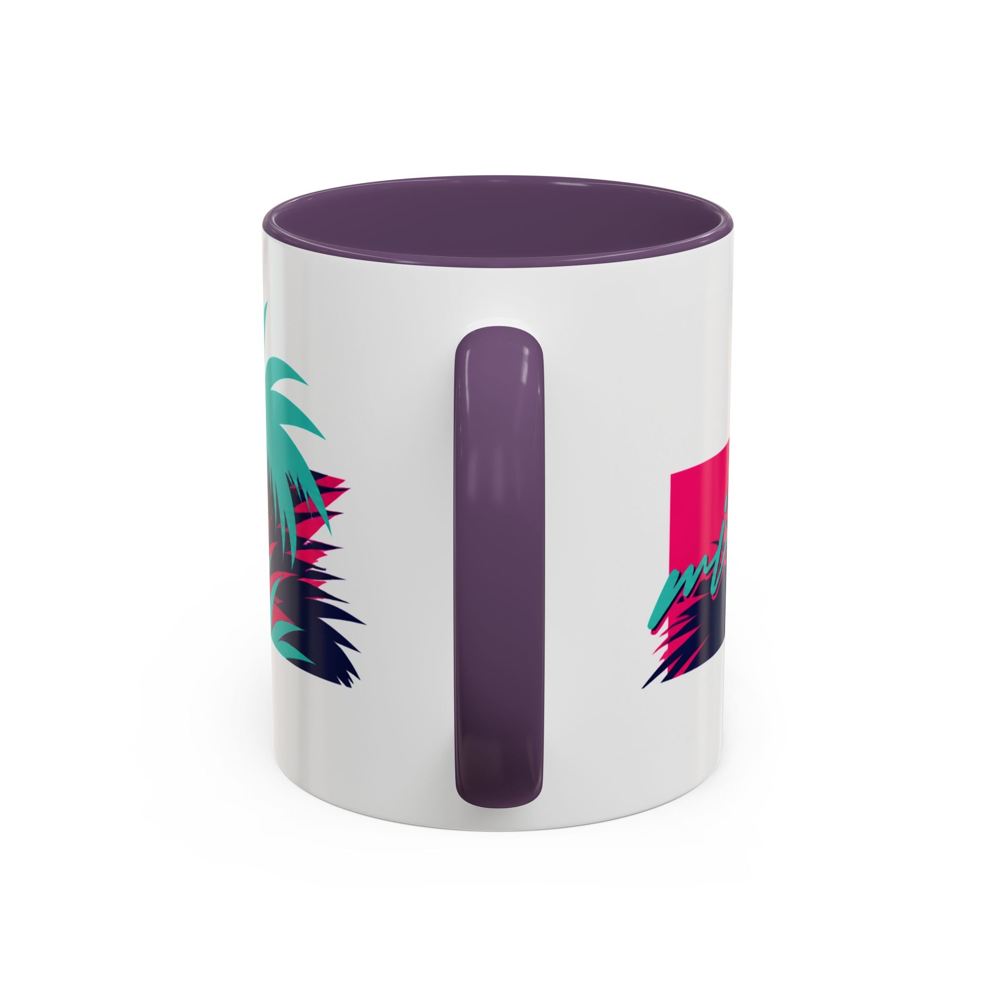 Verstappen Tropical Viper Accent Coffee Mug — Neon Palm Beach Design