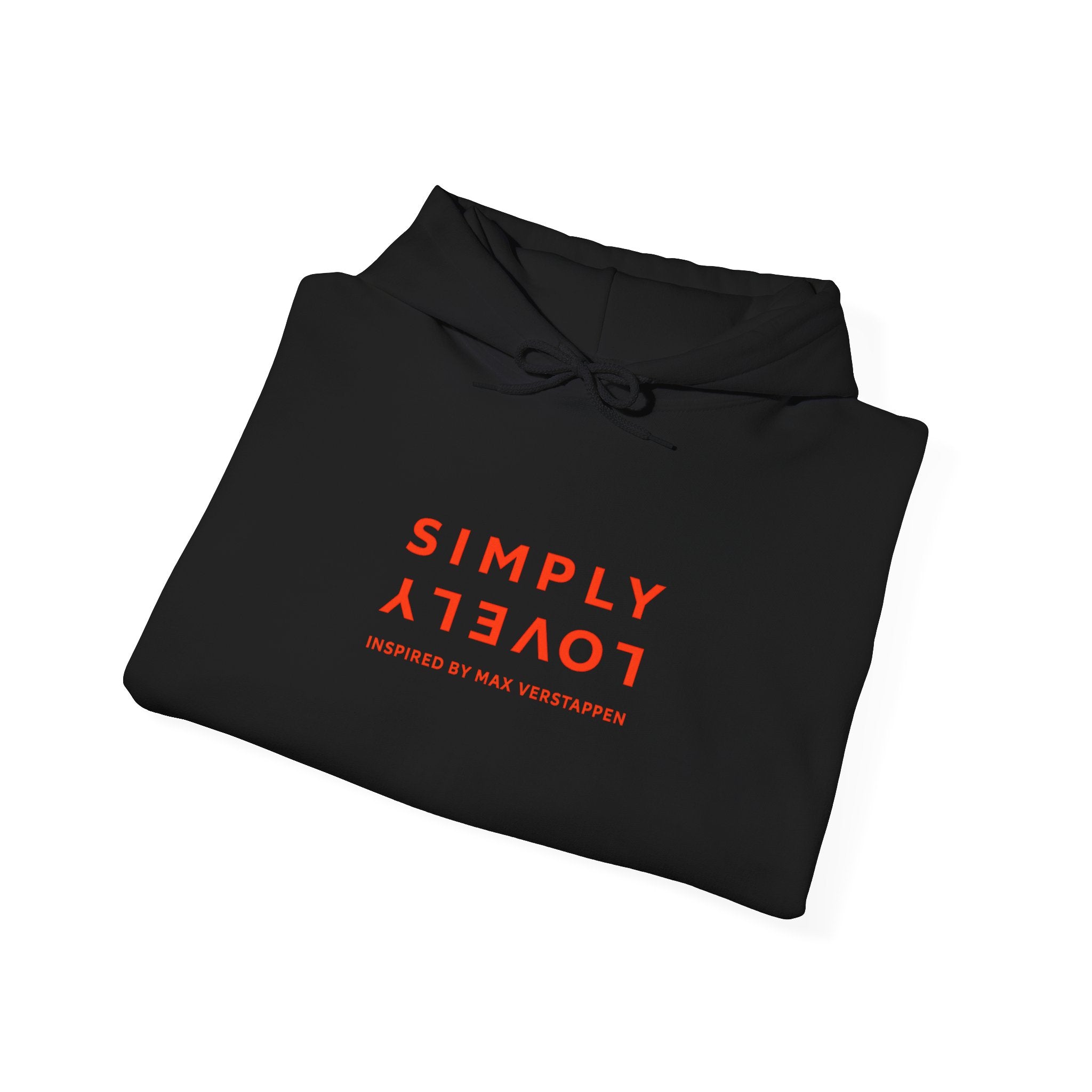 Hoodie - "SIMPLY LOVELY" Graphic Hoodie with Red Tiger Logo