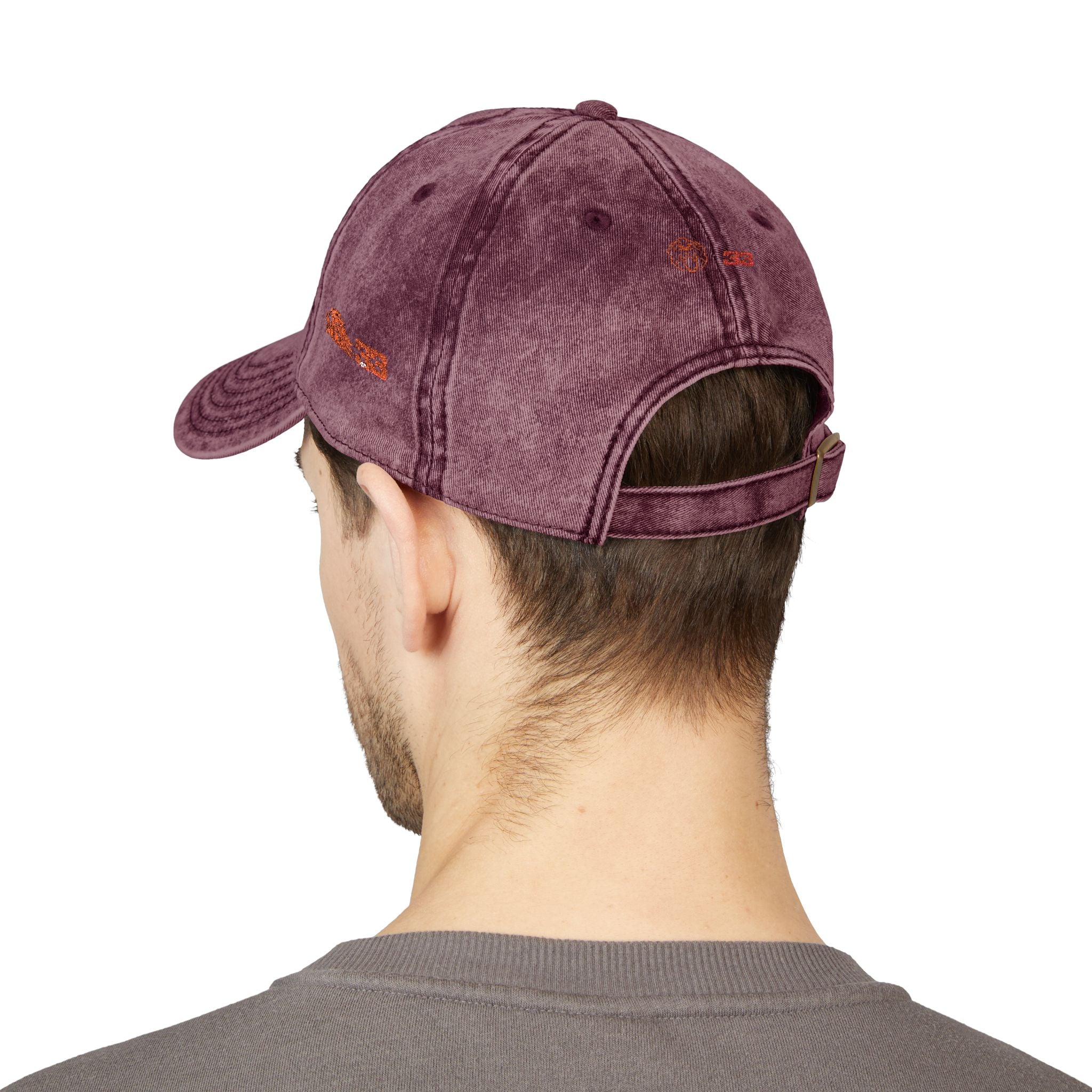 Unleash The Lion #33 Max Verstappen Vintage Embroidered Baseball Cap – Distressed Retro Logo Hat