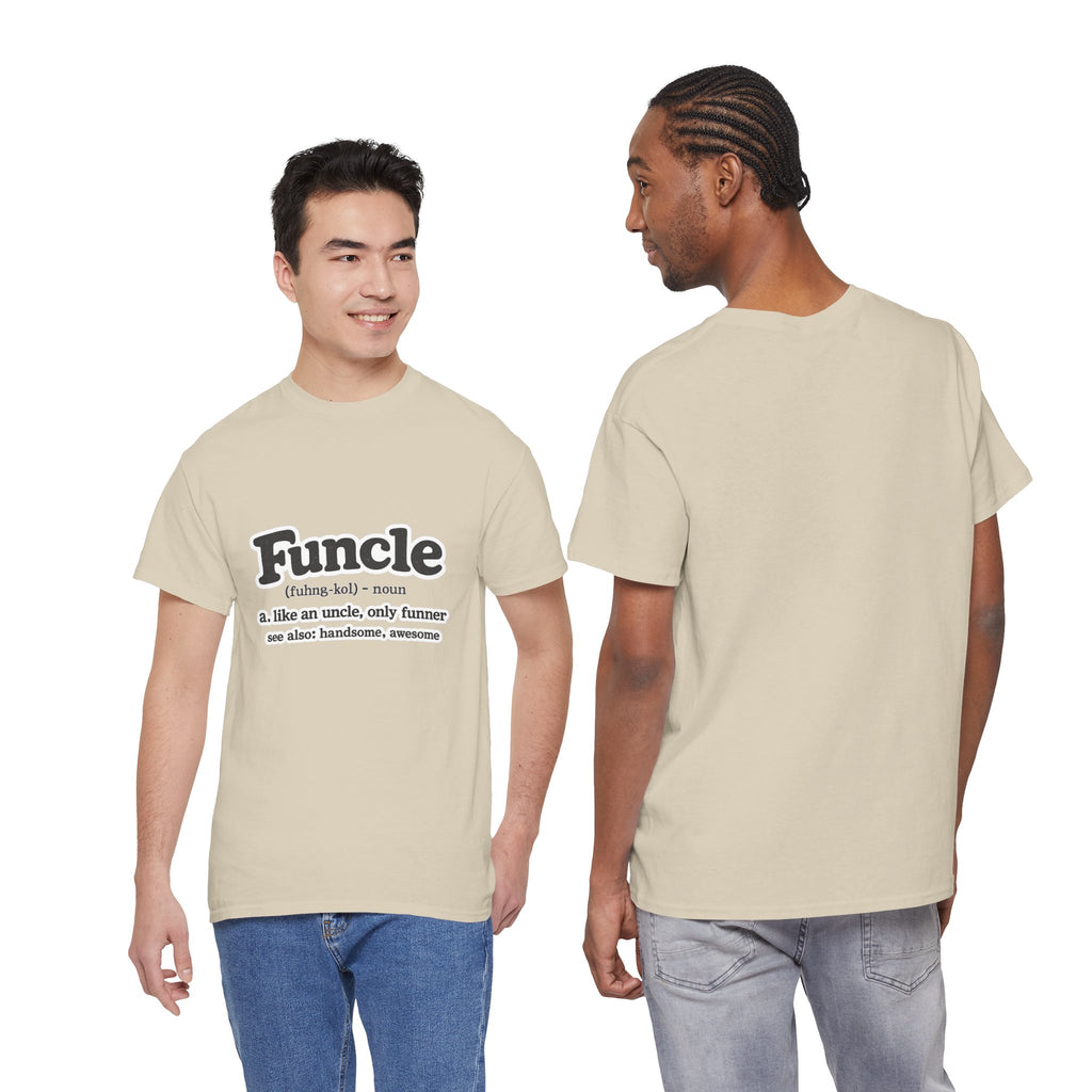 Funny 'Funcle (noun): like an uncle, only funner' Graphic Tee for Uncles