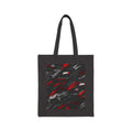 Racing Graphic Tote Bag — Red & Black Motorsport Canvas Tote