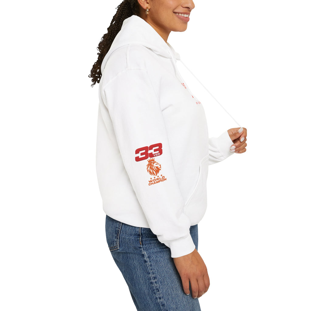 Hoodie - "SIMPLY LOVELY" Graphic Hoodie with Red Tiger Logo