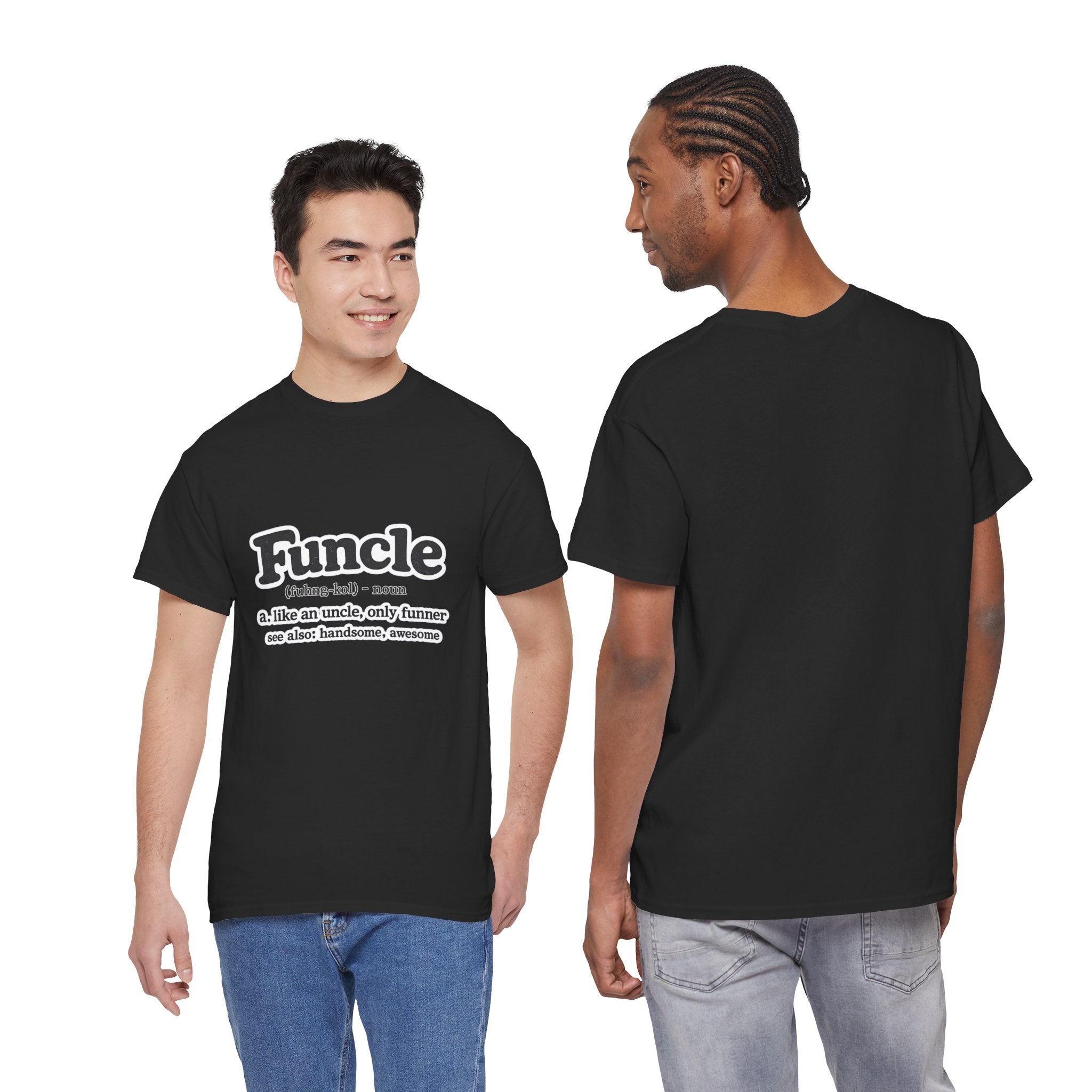 Funny 'Funcle (noun): like an uncle, only funner' Graphic Tee for Uncles