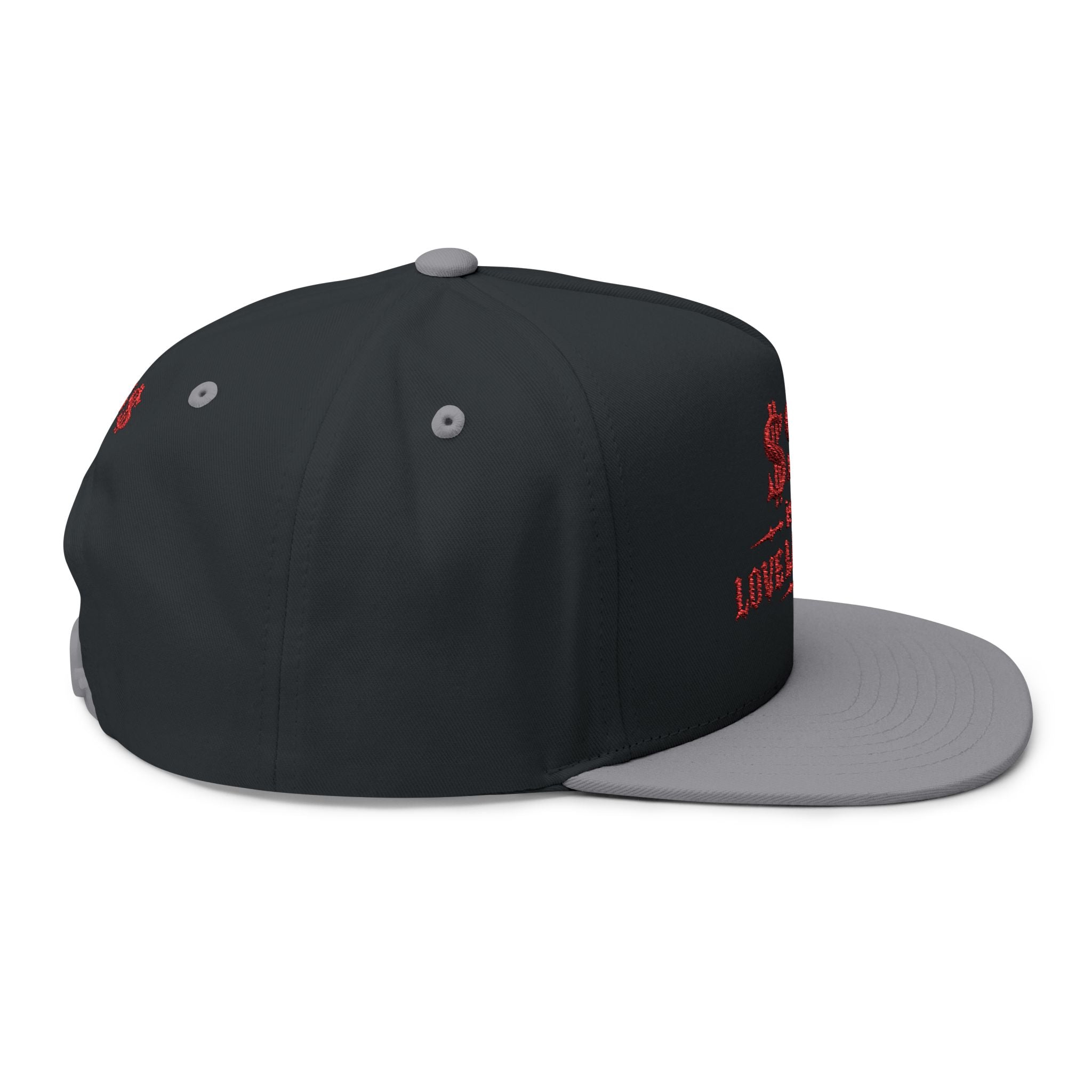 $$$ is My Love Language" Embroidered Snapback Flat Bill Cap