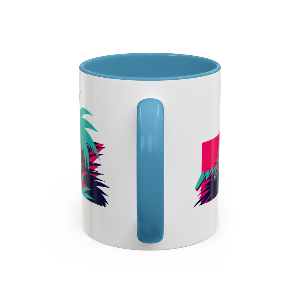 Verstappen Tropical Viper Accent Coffee Mug — Neon Palm Beach Design