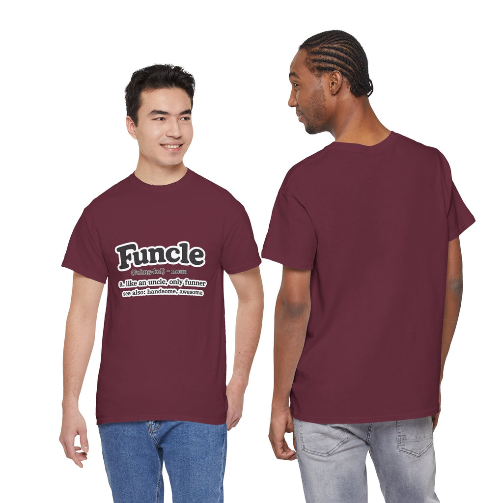 Funny 'Funcle (noun): like an uncle, only funner' Graphic Tee for Uncles