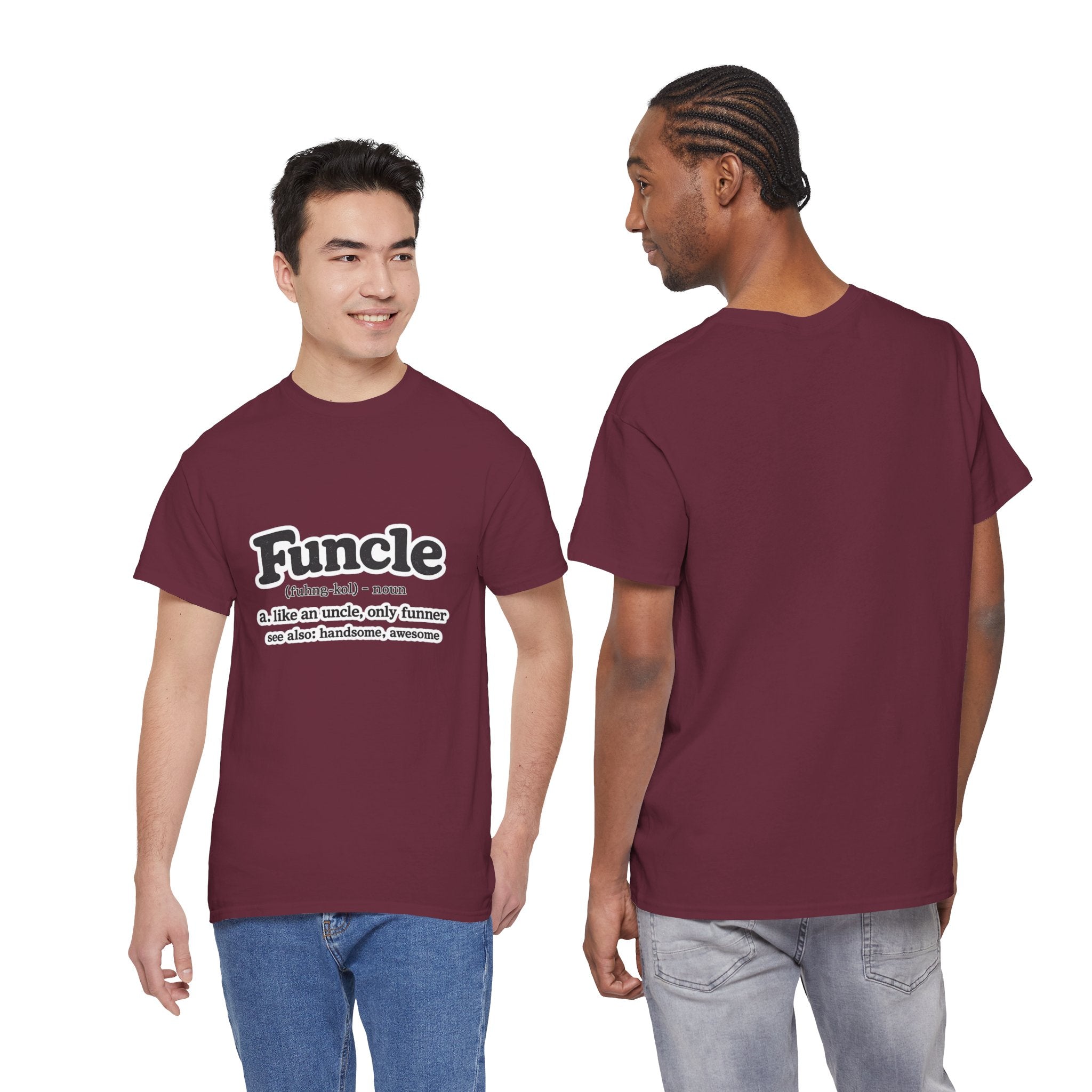Funny 'Funcle (noun): like an uncle, only funner' Graphic Tee for Uncles