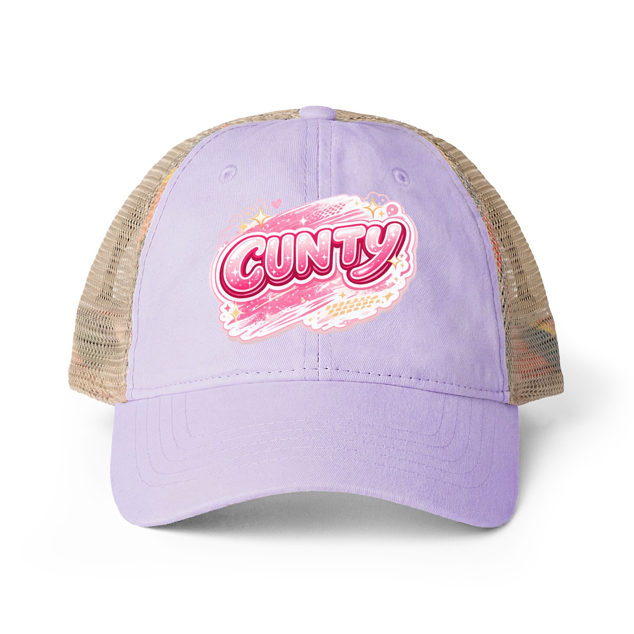 CUNTY Women's Washed Mesh-Back Cap