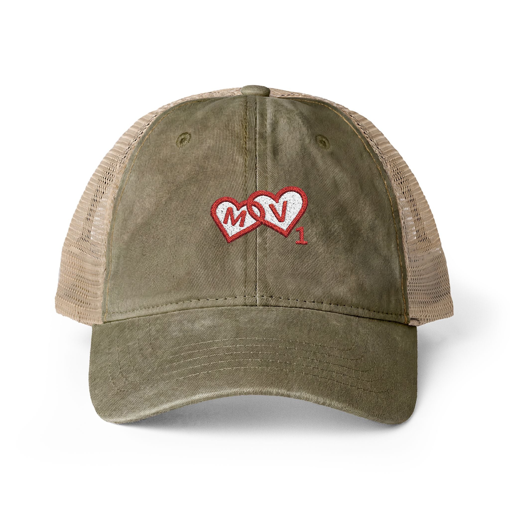 Max Verstappen 1 Love MV1 Women's Washed Mesh-Back Cap