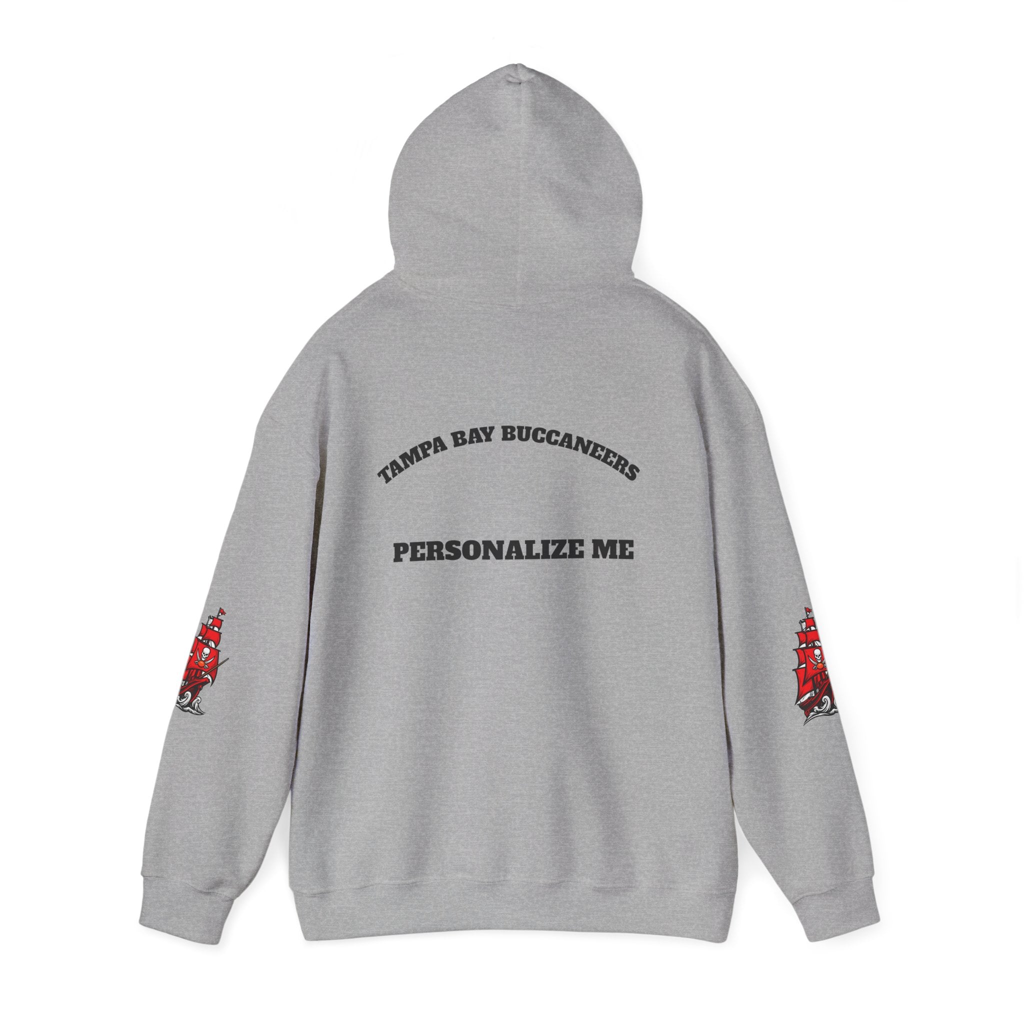 Buccaneers Skull Flag Hoodie — Tampa Bay Football Fan Pullover Personalize it