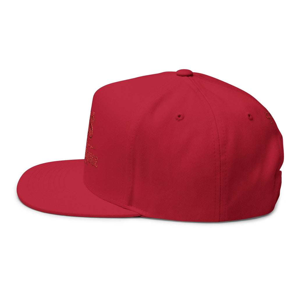 $$$ is My Love Language" Embroidered Snapback Flat Bill Cap