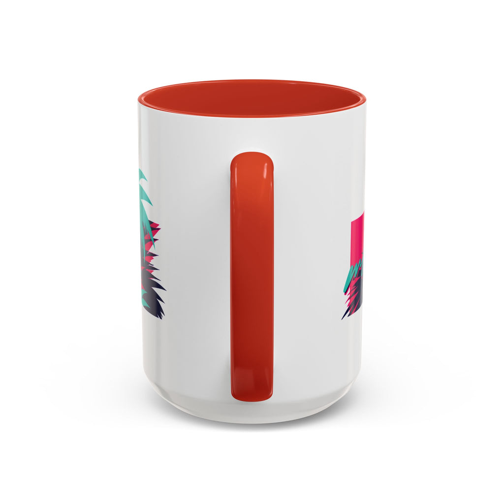Verstappen Tropical Viper Accent Coffee Mug — Neon Palm Beach Design