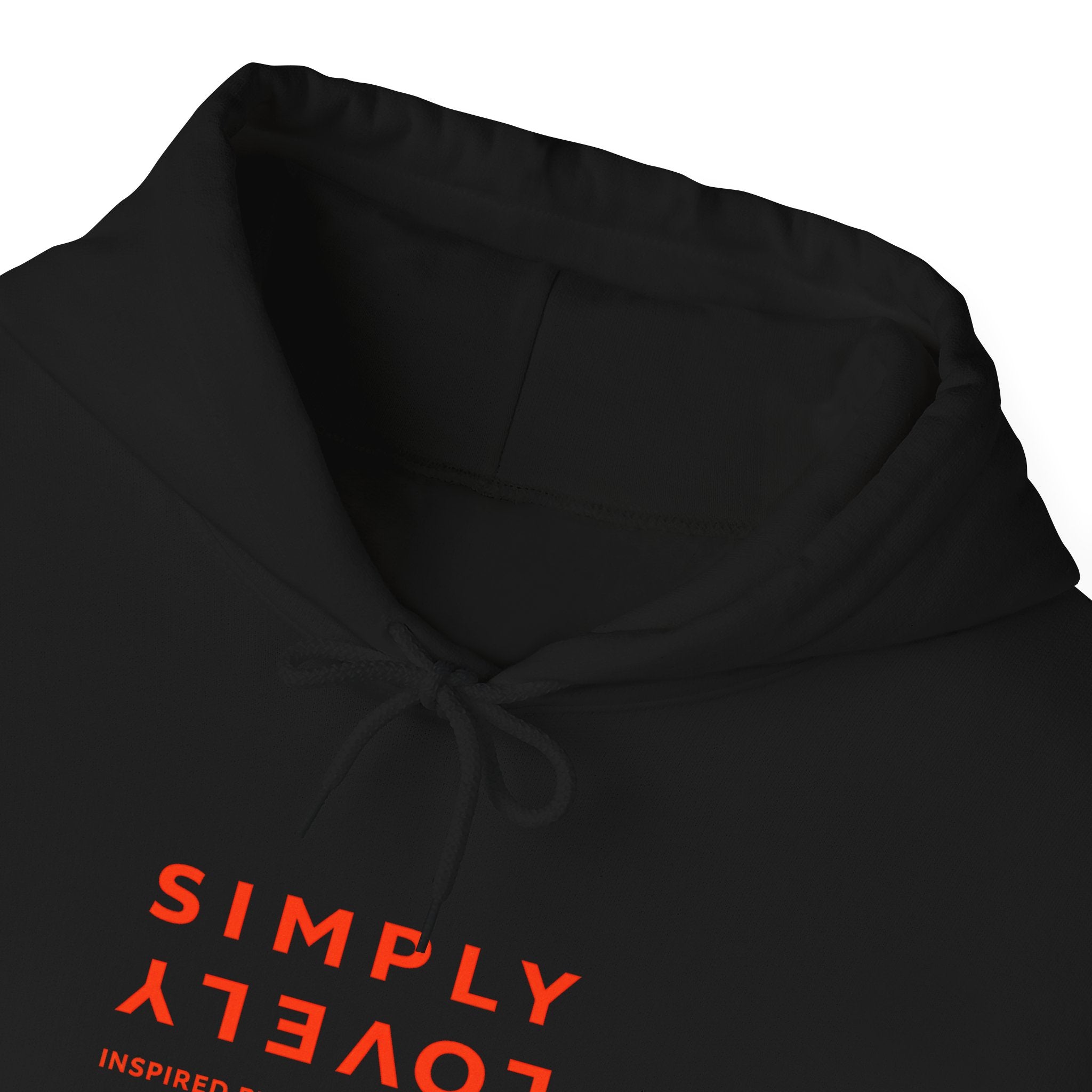 Hoodie - "SIMPLY LOVELY" Graphic Hoodie with Red Tiger Logo