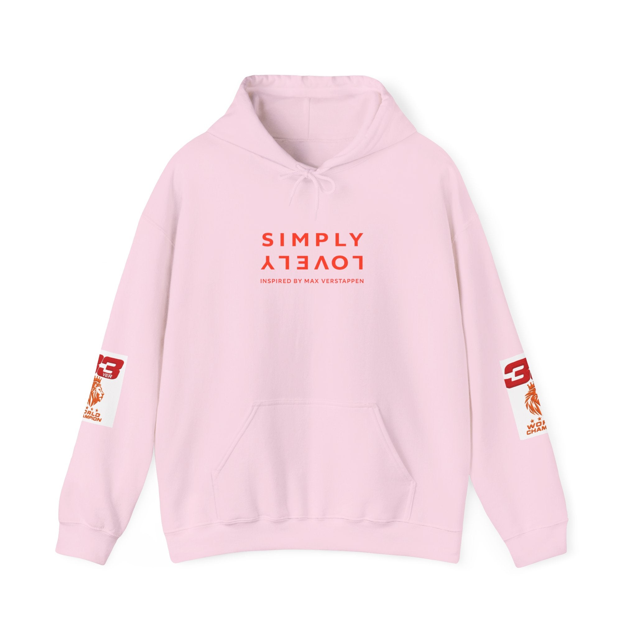 Hoodie - "SIMPLY LOVELY" Graphic Hoodie with Red Tiger Logo