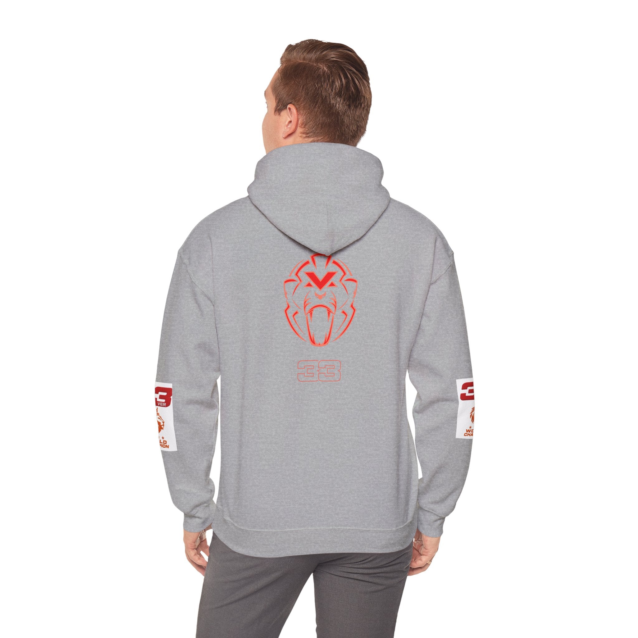 Hoodie - "SIMPLY LOVELY" Graphic Hoodie with Red Tiger Logo