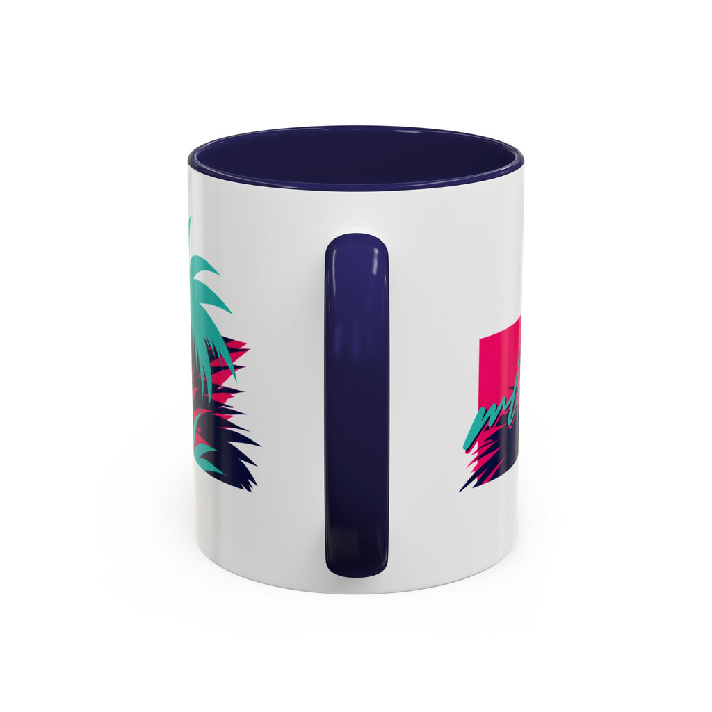 Verstappen Tropical Viper Accent Coffee Mug — Neon Palm Beach Design