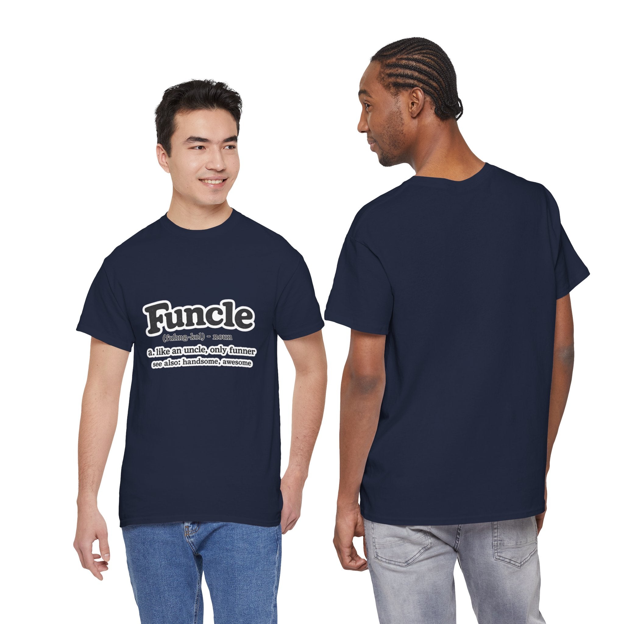 Funny 'Funcle (noun): like an uncle, only funner' Graphic Tee for Uncles
