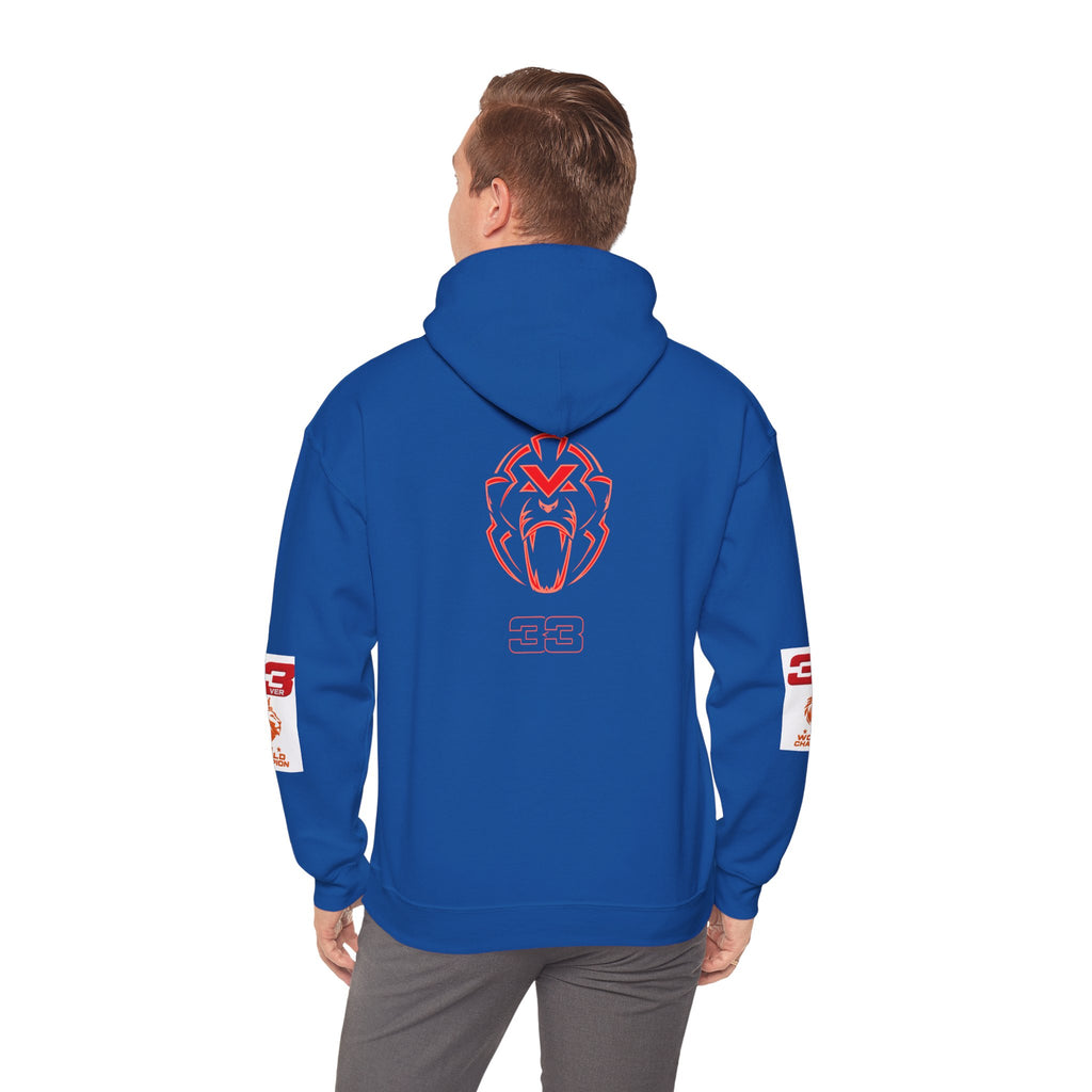 Hoodie - "SIMPLY LOVELY" Graphic Hoodie with Red Tiger Logo
