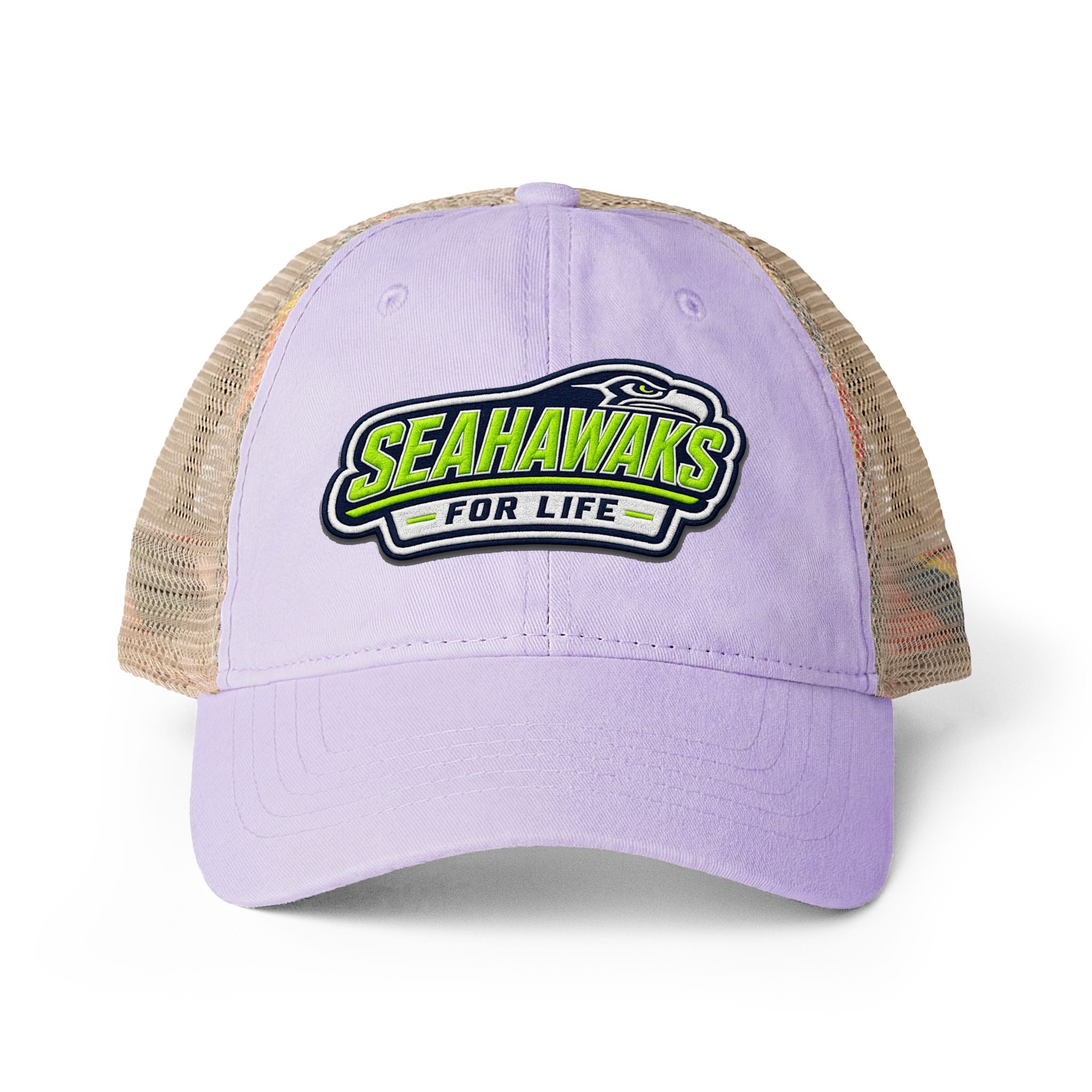 Seahawks for Life Women's Washed Mesh-Back Cap