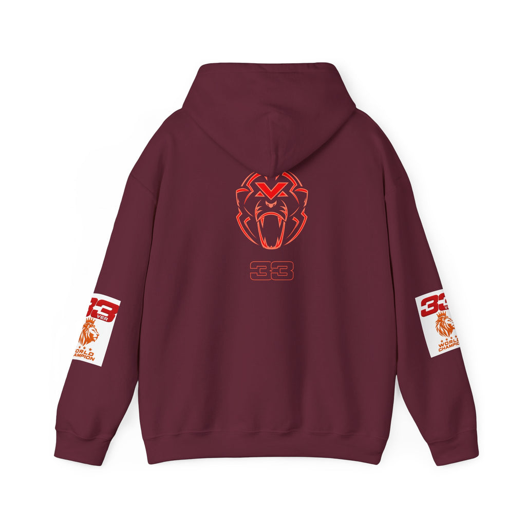 Hoodie - "SIMPLY LOVELY" Graphic Hoodie with Red Tiger Logo