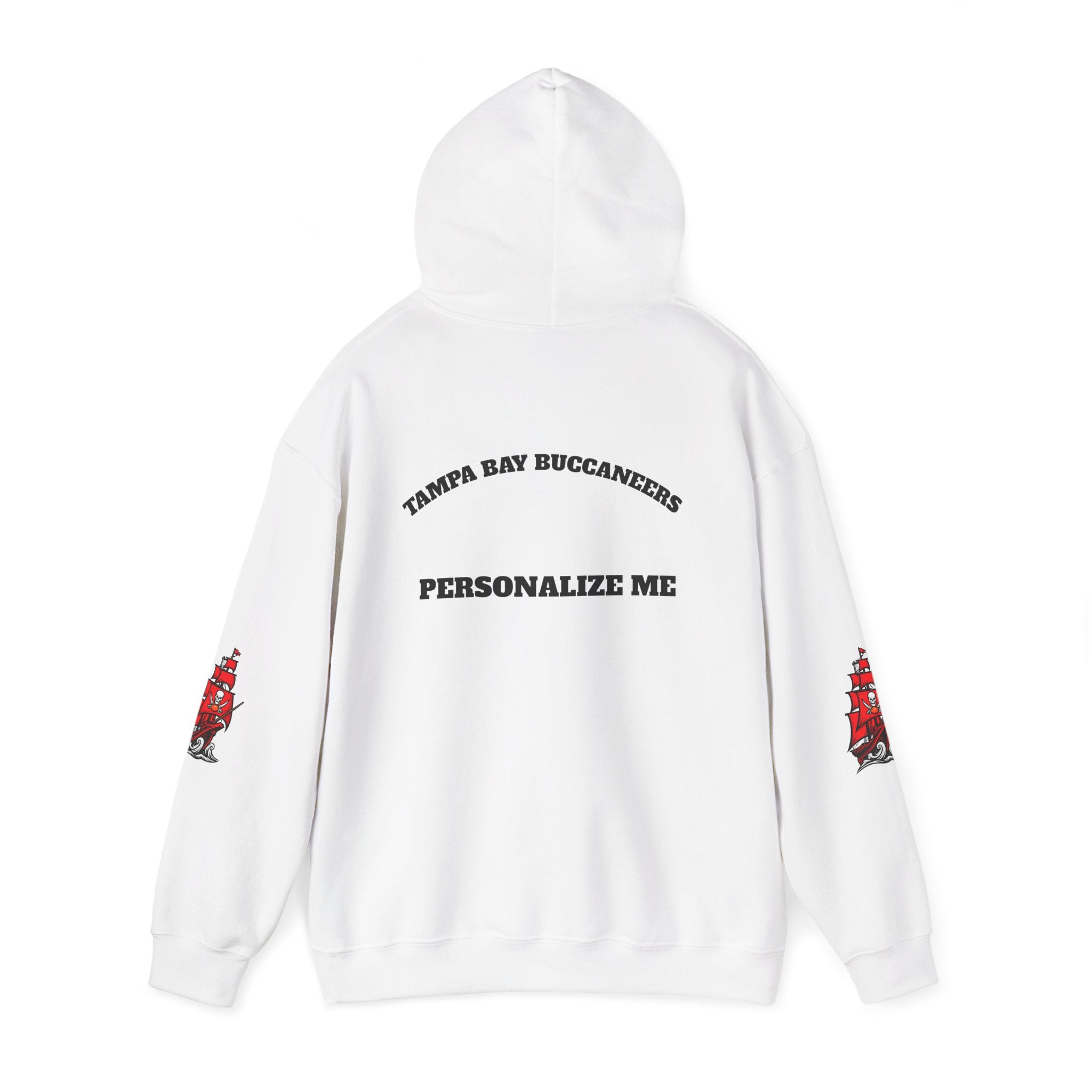 Buccaneers Skull Flag Hoodie — Tampa Bay Football Fan Pullover Personalize it