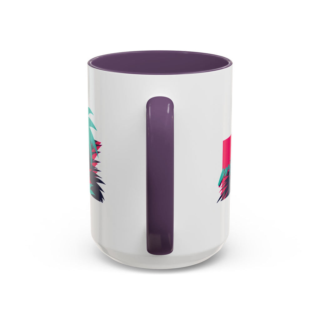 Verstappen Tropical Viper Accent Coffee Mug — Neon Palm Beach Design