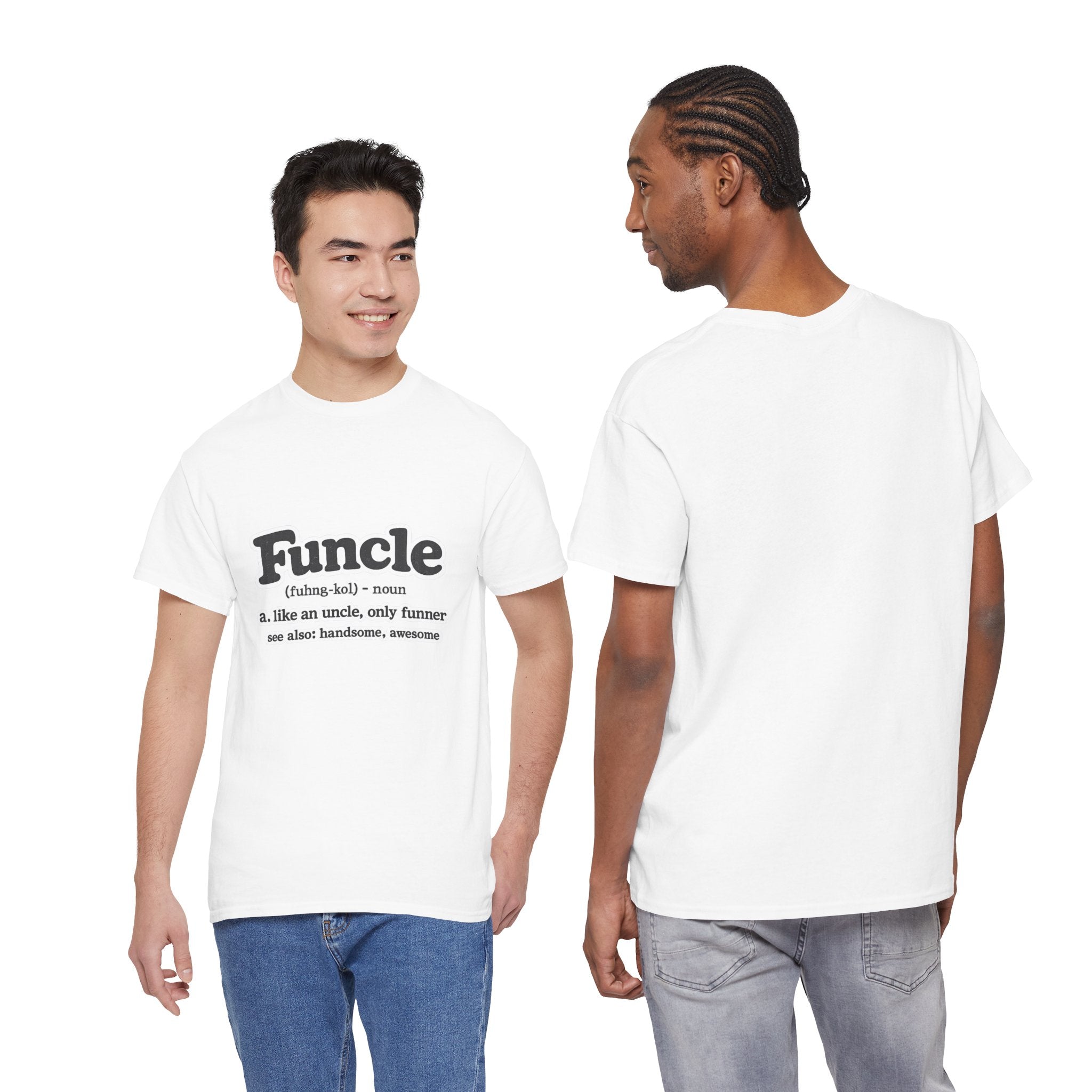 Funny 'Funcle (noun): like an uncle, only funner' Graphic Tee for Uncles