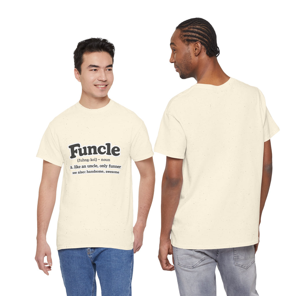 Funny 'Funcle (noun): like an uncle, only funner' Graphic Tee for Uncles