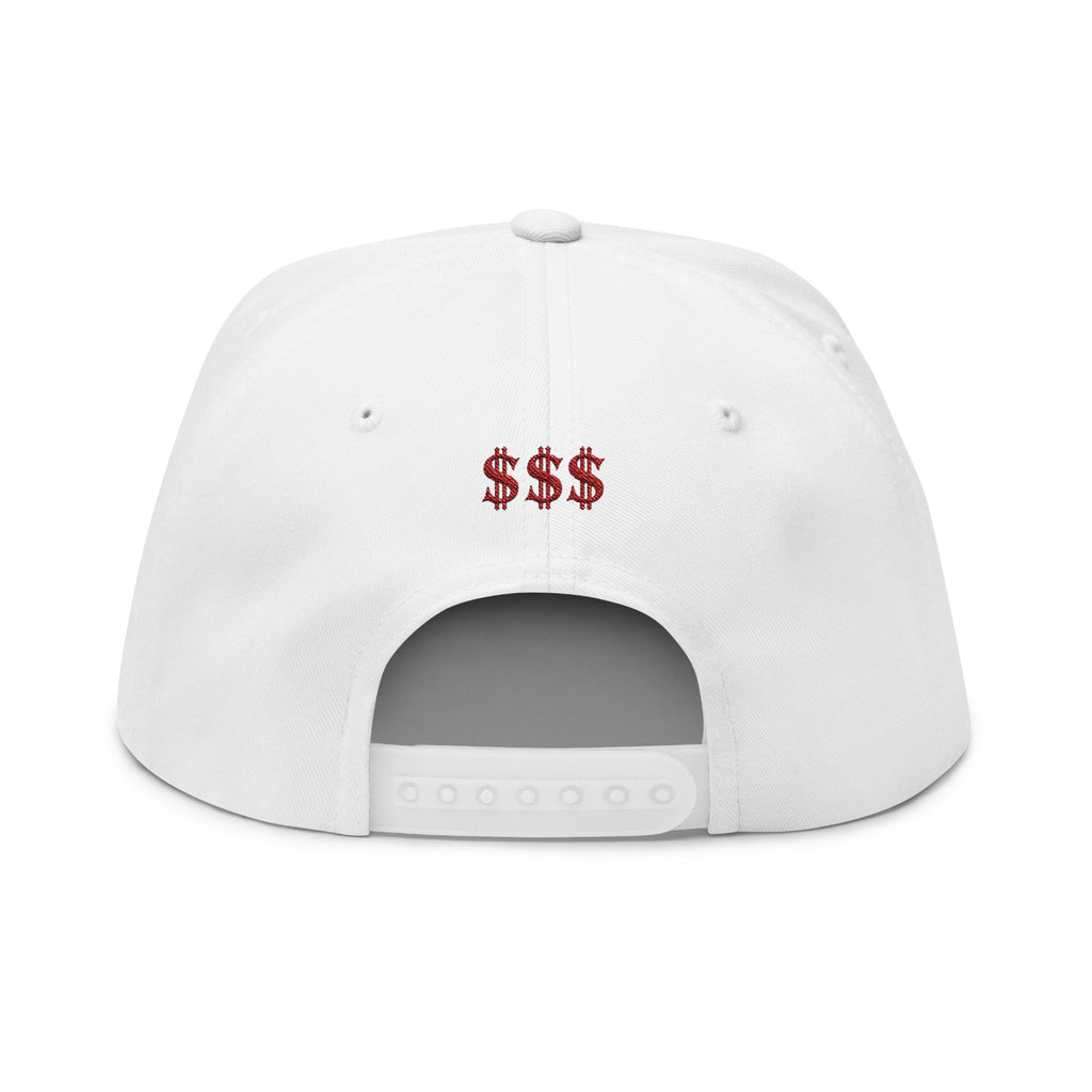 $$$ is My Love Language" Embroidered Snapback Flat Bill Cap