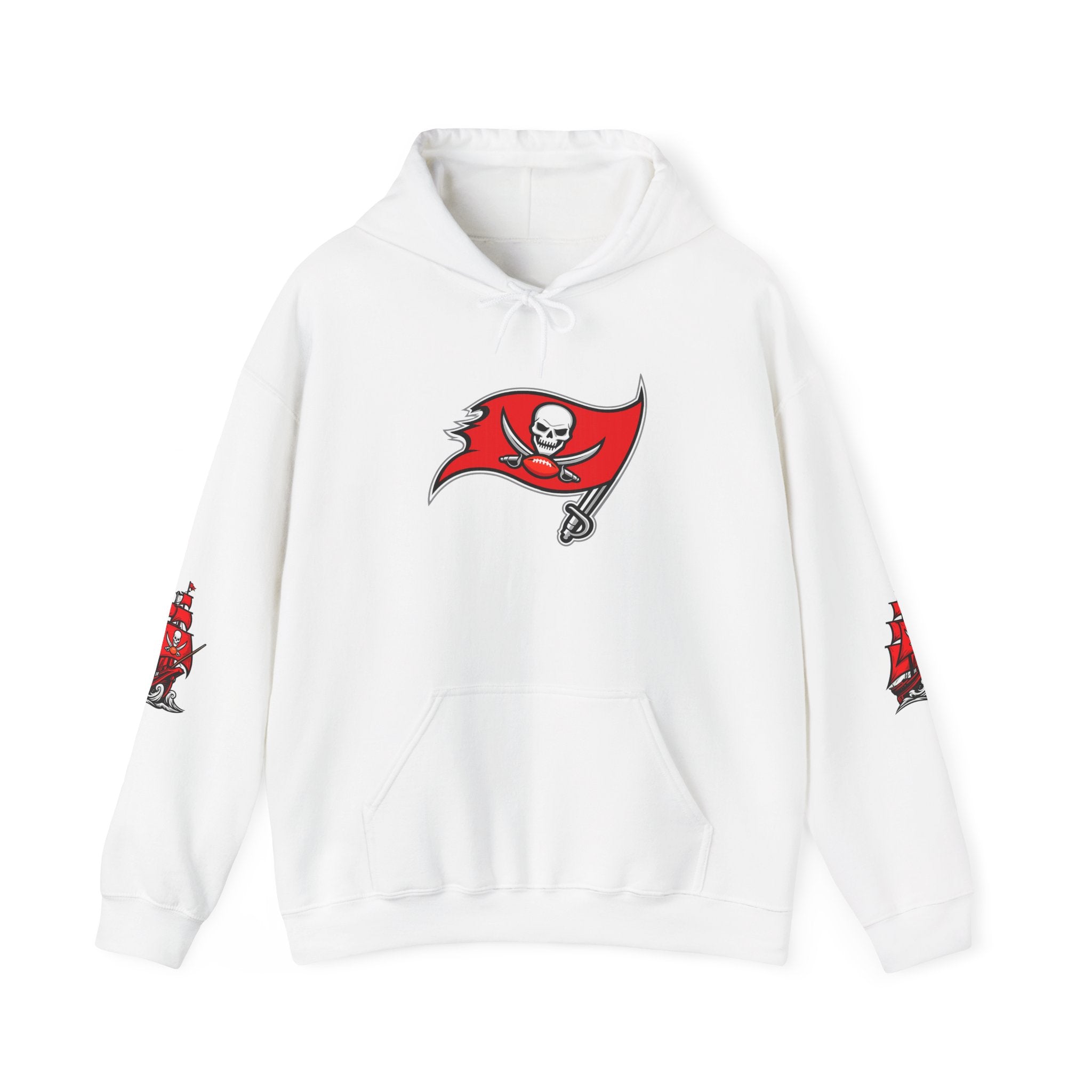 Buccaneers Skull Flag Hoodie — Tampa Bay Football Fan Pullover Personalize it