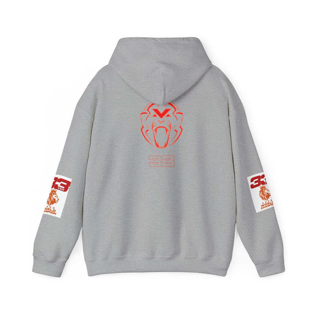 Hoodie - "SIMPLY LOVELY" Graphic Hoodie with Red Tiger Logo