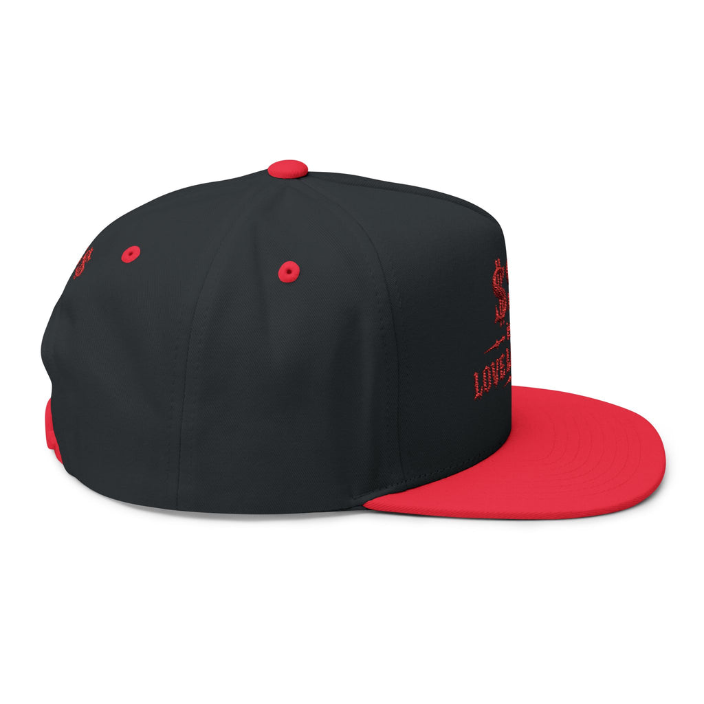 $$$ is My Love Language" Embroidered Snapback Flat Bill Cap