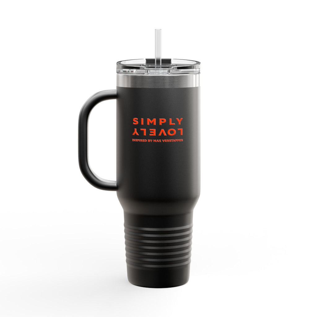 40oz Insulated Travel Mug — Red Lion Emblem "#UNLEASHTHELION"