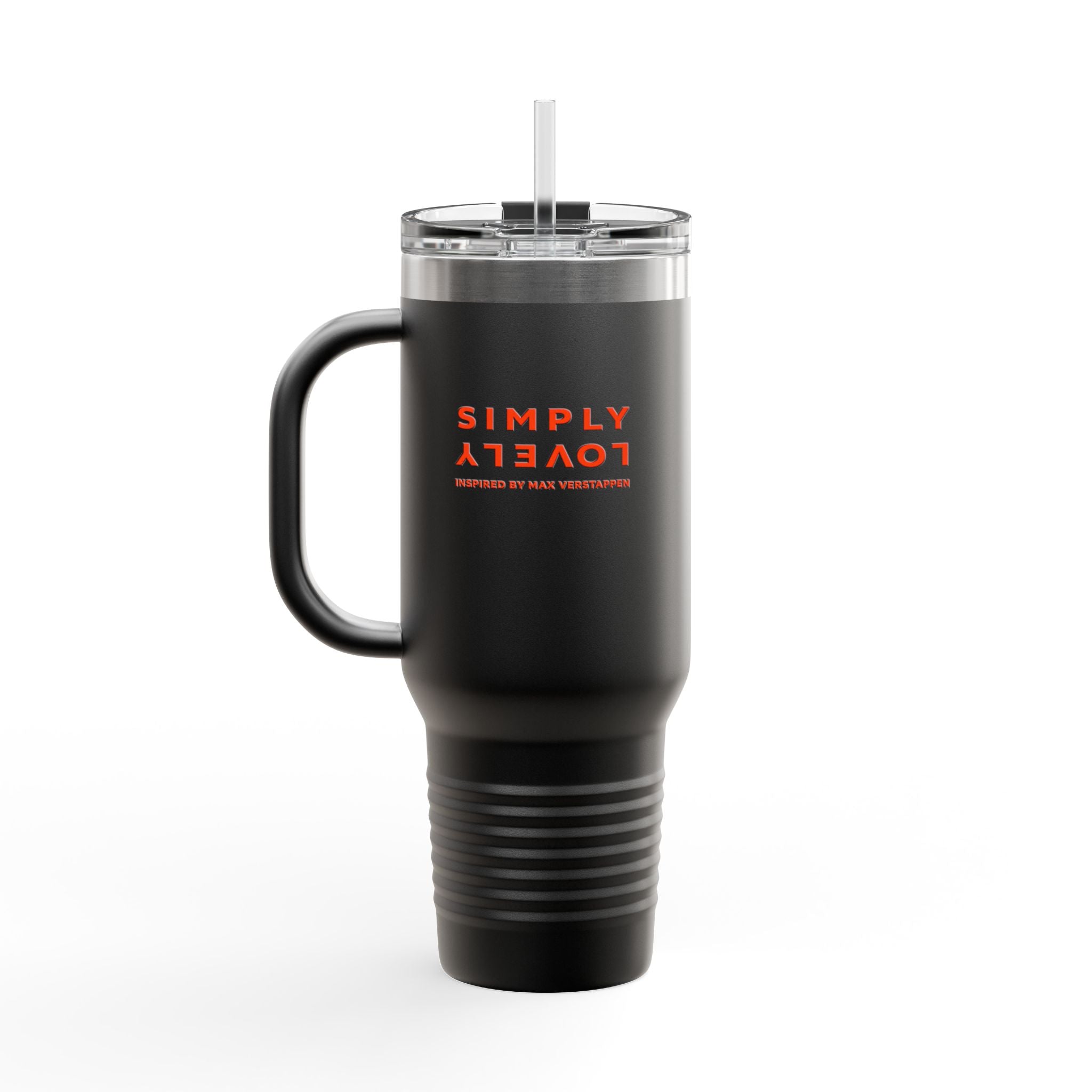 40oz Insulated Travel Mug — Red Lion Emblem "#UNLEASHTHELION"