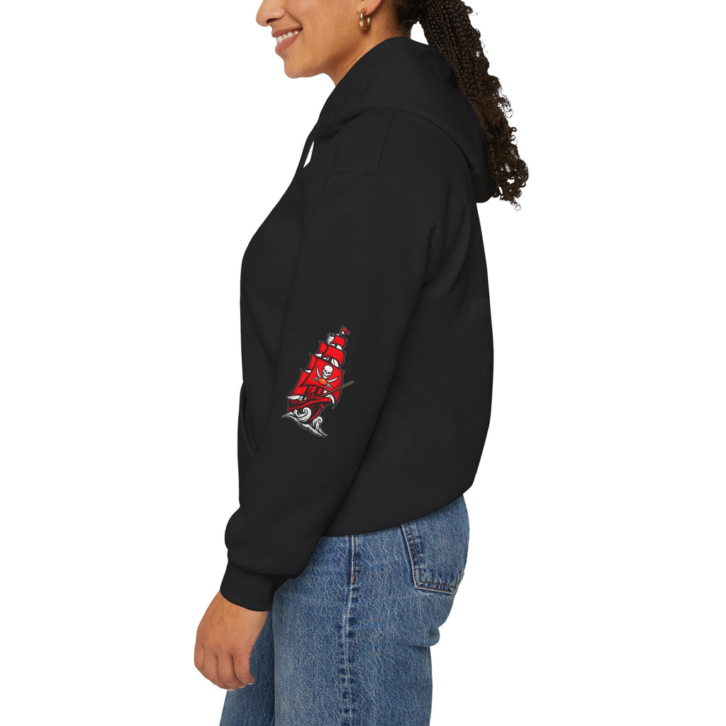 Buccaneers Skull Flag Hoodie — Tampa Bay Football Fan Pullover Personalize it