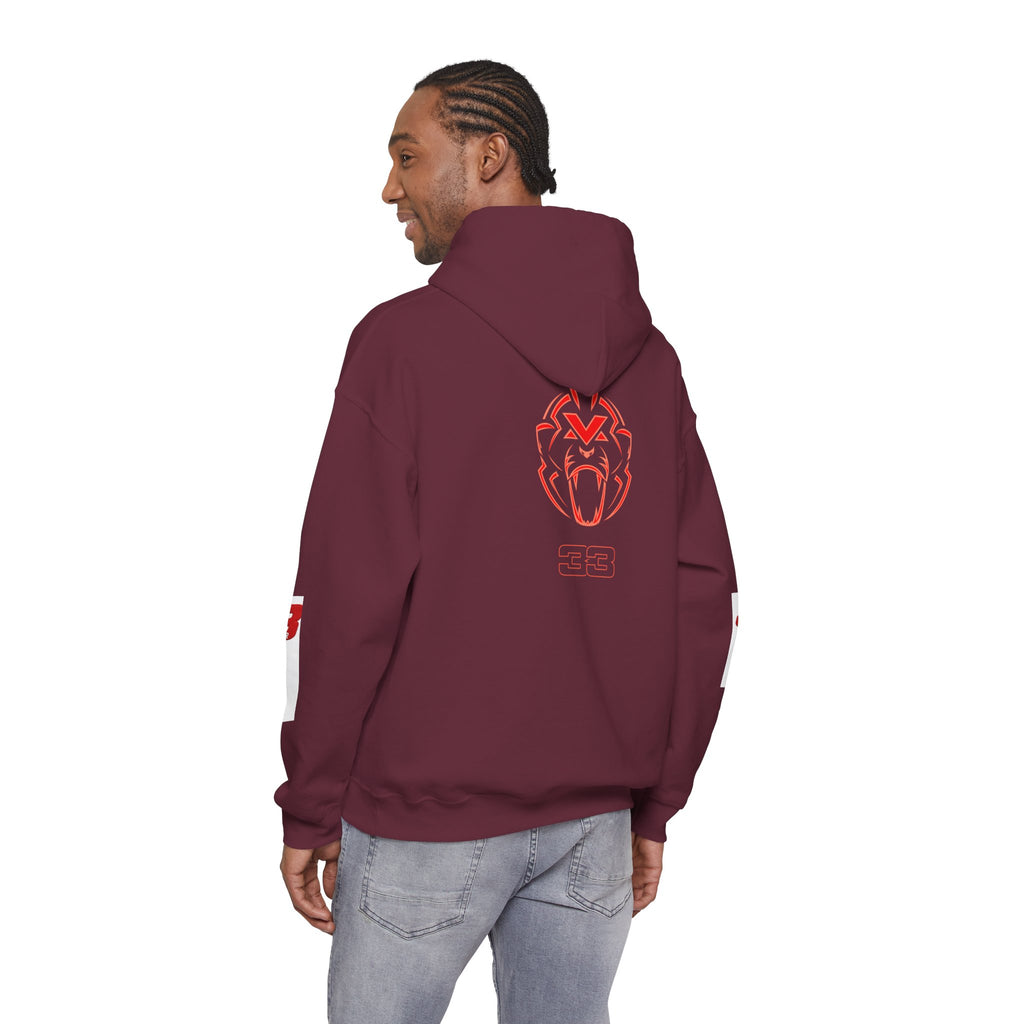 Hoodie - "SIMPLY LOVELY" Graphic Hoodie with Red Tiger Logo
